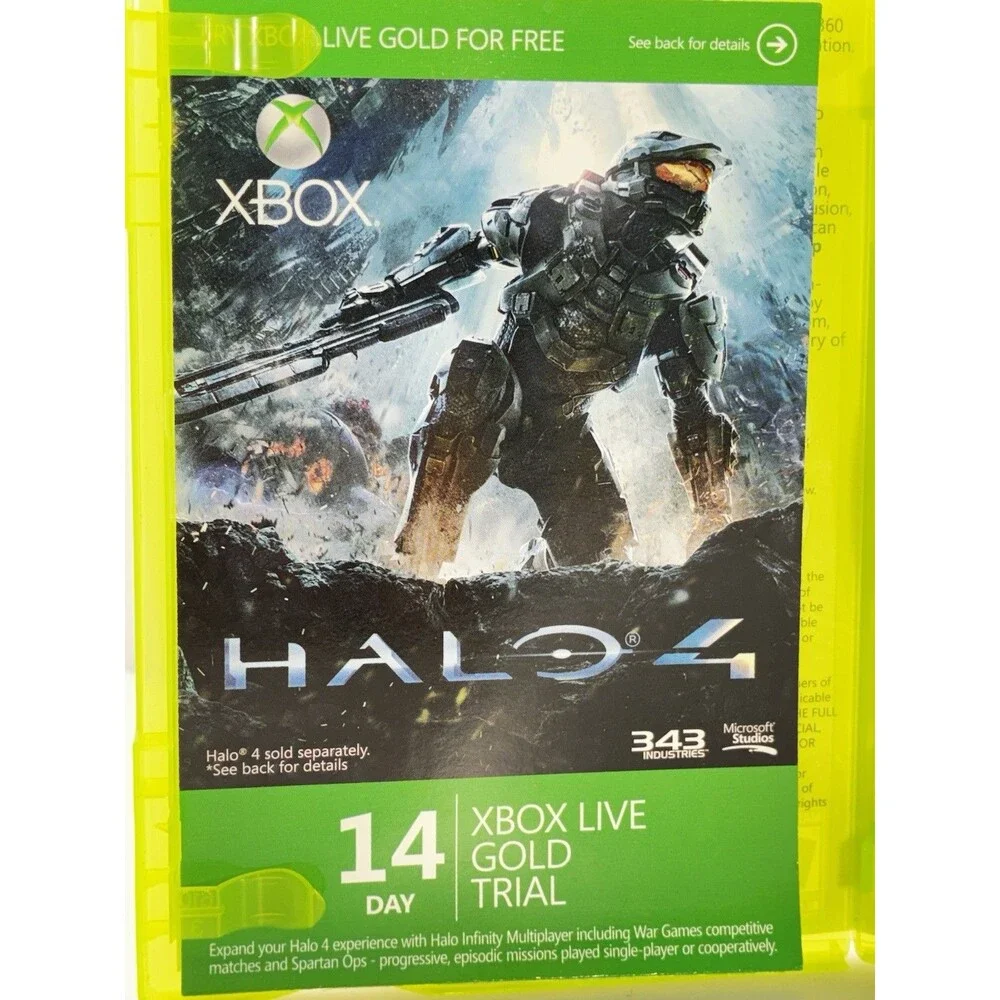 Halo 4 Microsoft Xbox 360 Microsoft Studios Complete with Manual Tested